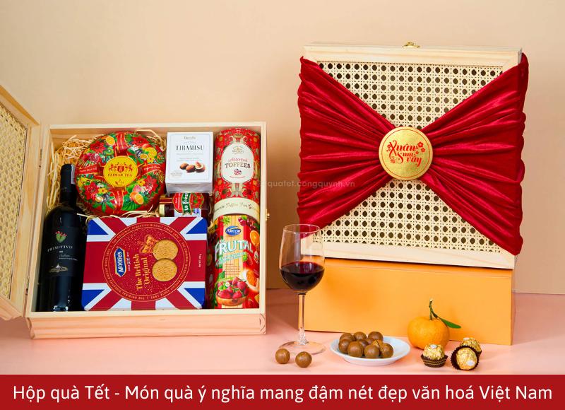 Hộp quà Tết - Món quà ý nghĩa mang đậm nét đẹp văn hoá Việt Nam